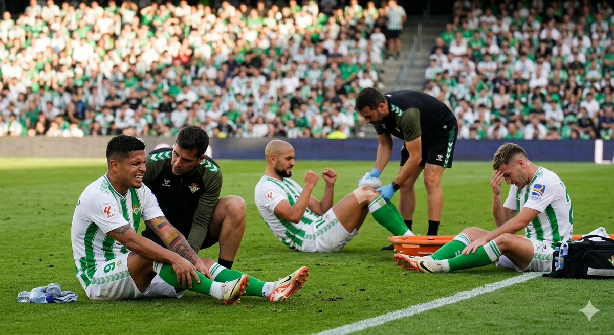 Mucha gente critica a Manuel Pellegrini y le pide mucho más sin tener en cuenta un factor determinante, las LESIONES.

Factor determinante que imposibilita al ingeniero ir con todas sus bazas a competir.

Abro hilo con las lesiones del RBB esta temporada⤵️