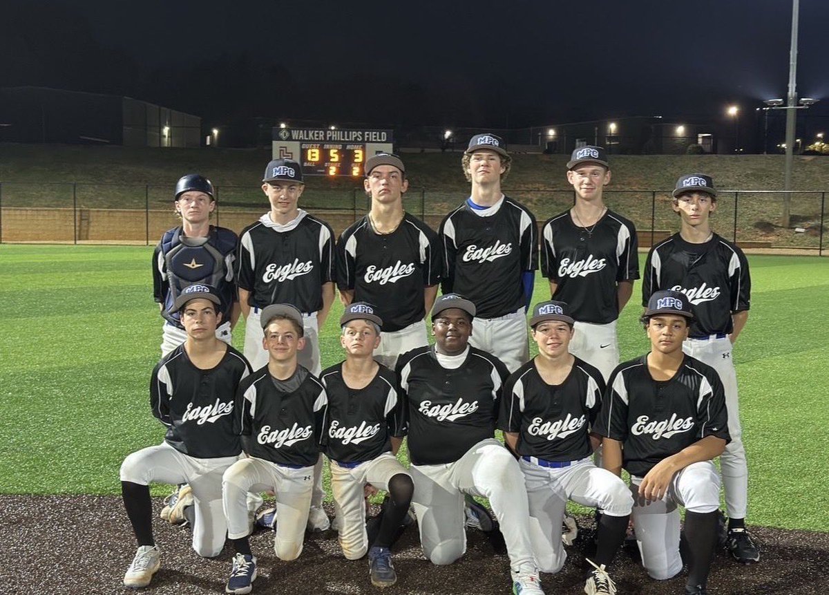 MPCAthletics's tweet image. The #MPCBaseball middle school A team erupted for 12 hits in a 13-3 win against NCCS. B. Varner led the way with 2 HR’s and 5 RBI’s. 

Eagles pitching and defense was a solid effort led by W. Larimer, B. Varner, and J. Watson.

#MPCWAY | #CommitmentToExcellence