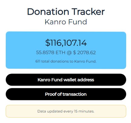 Kanrofundoneth's tweet photo. @VitalikButerin @slatestarcodex Can we make a prediction on when you gonna notice those 56ETH we already sent to Kanro Multisig?

We plan to continue doing so. https://t.co/oJWeIulIeF