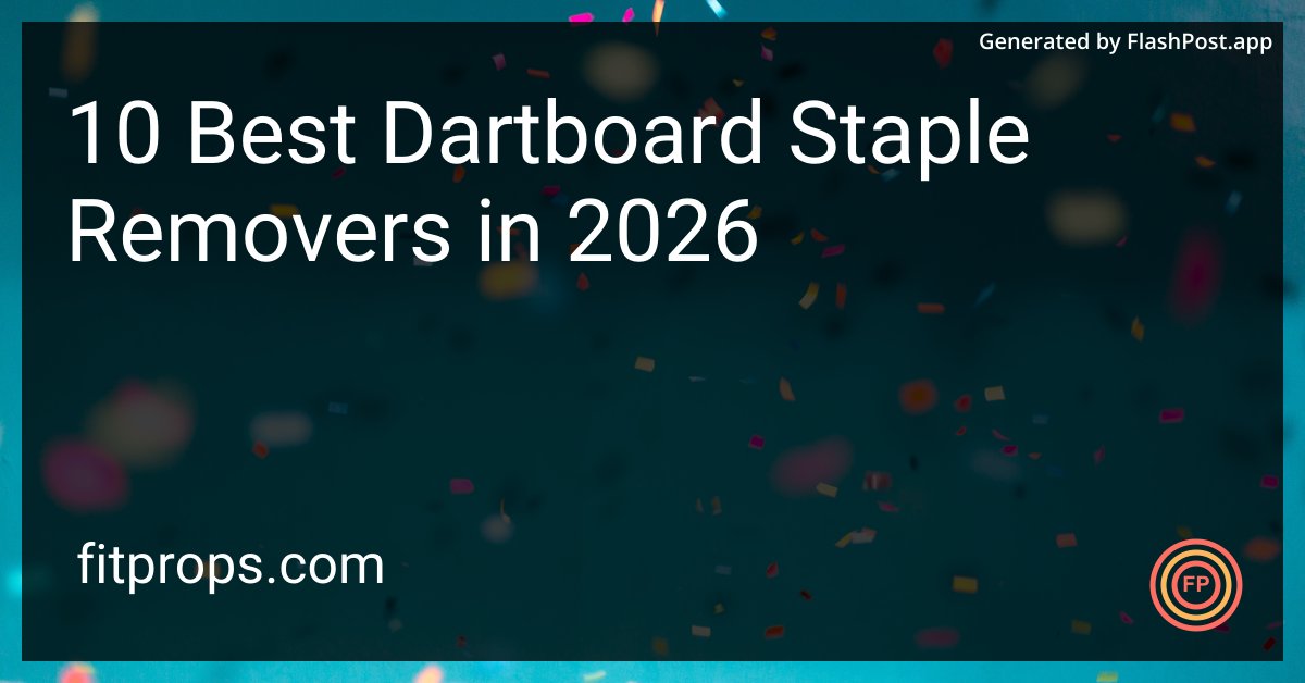 JordanKEurope's tweet image. Quick vote: who's in the market for a dartboard staple remover after seeing March 2026’s list? 😂 Count me in!

Source: fitprops.com/blog/best-dart…

#ProductReview #HomeDecor #BoardGames #GamerCommunity