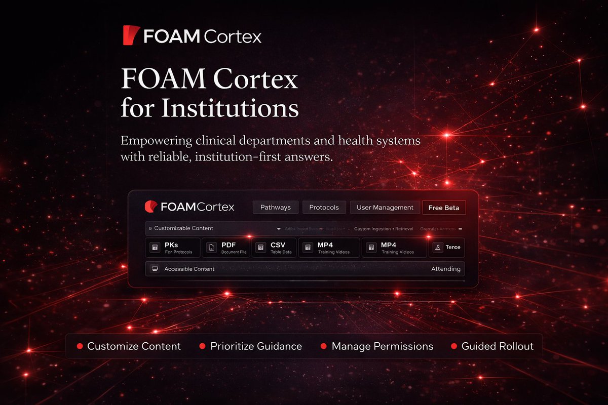 FOAM Cortex tweet media