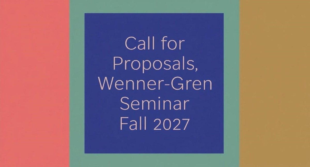 Wenner-Gren Foundation tweet media