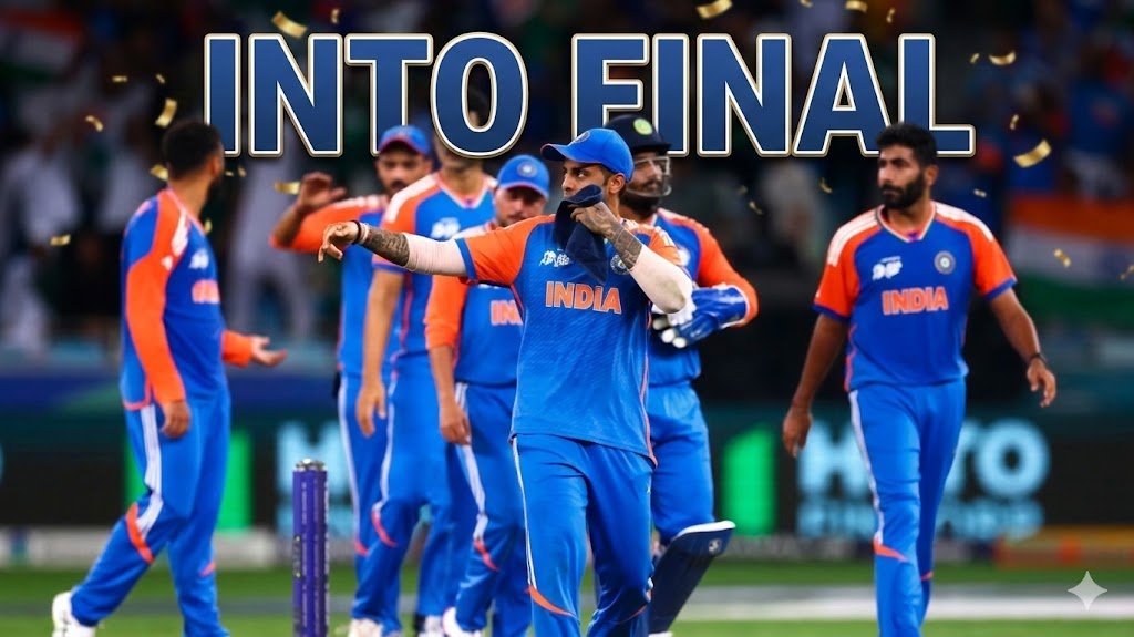 YudhisthirYc's tweet image. Congratulations Team India 🇮🇳🔥

Into the T20WC 2026 Final!.🏆

What a performance by Sanju Samson, Hardik Pandya &amp;amp; Jaspreet Bumrah 💪💥

Clutch moments, fearless batting, and deadly bowling. Bethel boss

One step away from glory 💙

#INDvsENG #T20WC2026