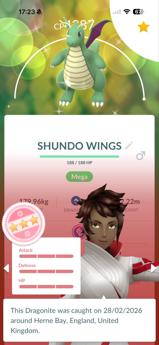 PokeAcey's tweet photo. @MYSTIC7 Definitely my best :)) so happy! https://t.co/ce5TE0CTll