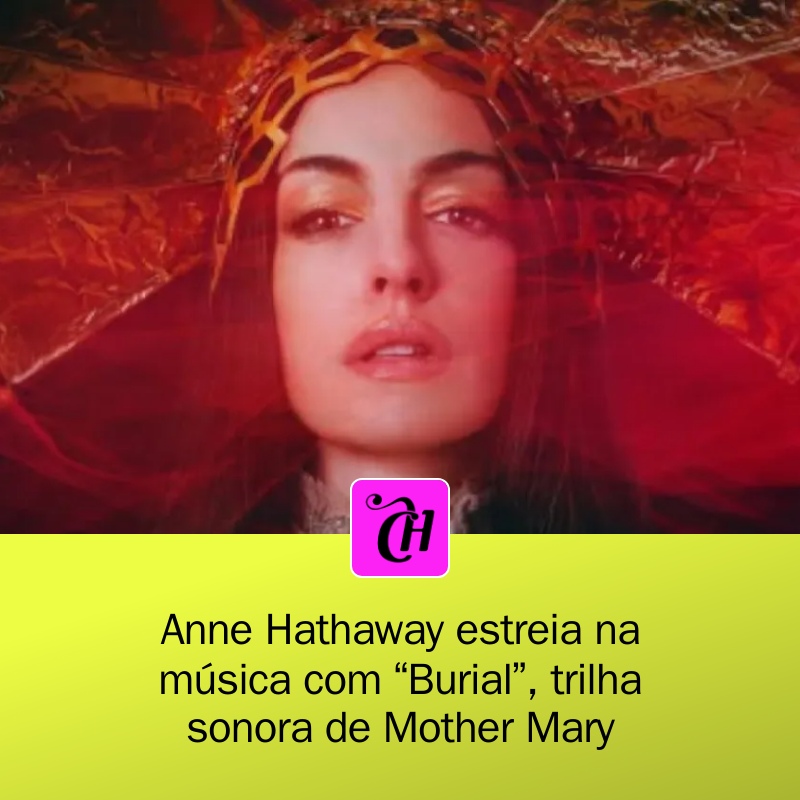 CAPRICHO's tweet image. 🚨🎤 A famosa atriz Anne Hathaway faz sua estreia na música! Conheça 'Burial', seu primeiro single, parte da trilha sonora do musical 'Mother Mary: Greatest Hits' que chega em 2026! #AnneHathaway #Musical #MotherMary

mrf.lu/mmNn