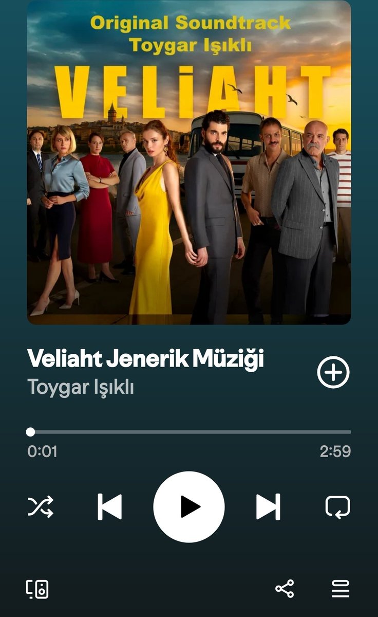 "Müjde! En sevdiğimiz dizi #Veliaht'ın resmi şarkıları Spotify'da yayında! 🎵🔥🎬"

open.spotify.com/track/1jpghh93…