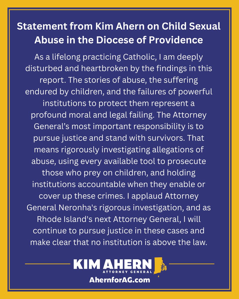 Kim Ahern for Rhode Island tweet media