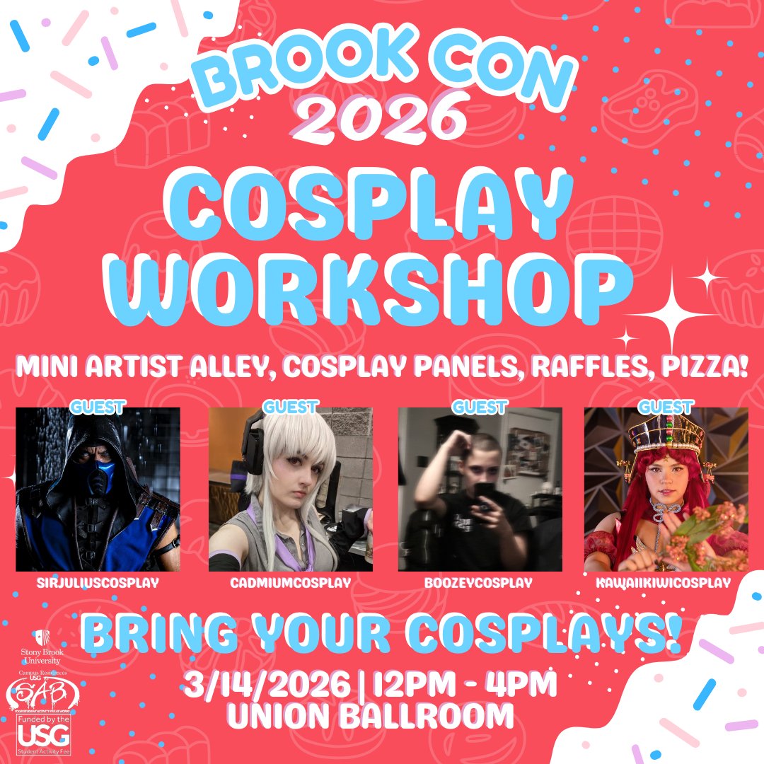 We're excited to announce Brook Con Cosplay Workshop!🧵 This event will ...