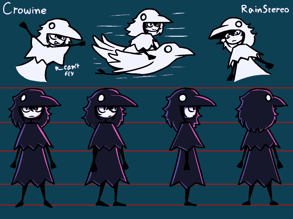 rainstereo's tweet photo. A Design Sheet for Crowine

#art #illustration #oc #drawing https://t.co/NyMAdcjT3f