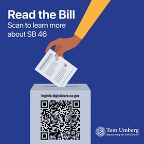 Senator Tom Umberg tweet media