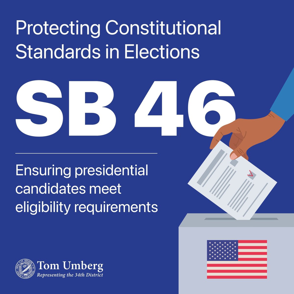 Senator Tom Umberg tweet media