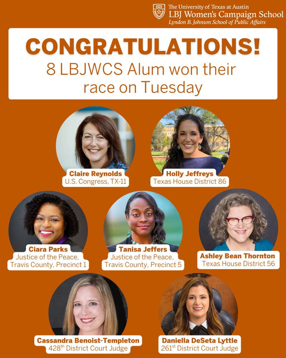 LBJ Women's Campaign School tweet media