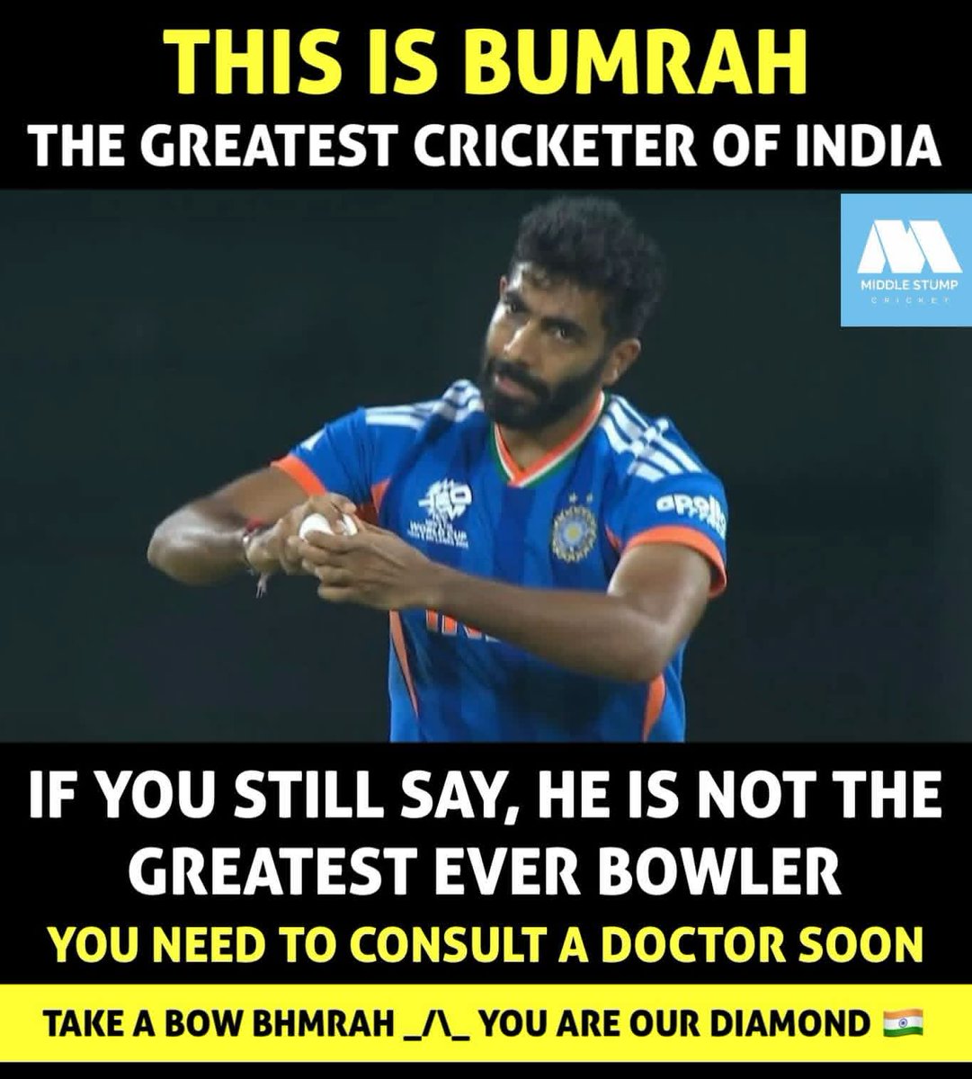 Burmah is best bowler of the century 
End of discussion 🙏🤫 #INDvENG #T20WC2026 
An innings to ve remembered Jachob Bethell. Hats off man 💝🙇
