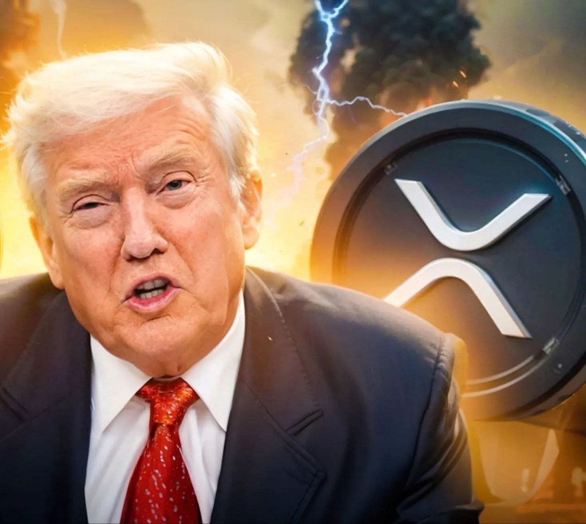 XRPBreakingNews's tweet photo. 🚨BOOOOOM!
President Trump says "we are not going to allow banks to undermine our powerful crypto agenda." 

Clarity Act legislation expected to pass Senate by end of month.
GREEN SIGNAL FOR CRYPTO AND #XRP!!! https://t.co/LZ9ipk0OA3