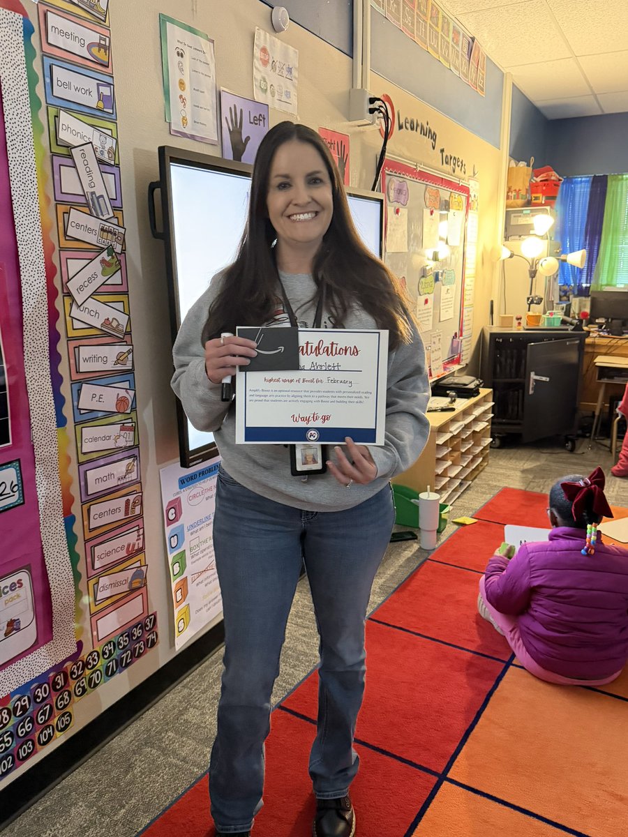 Ashlee_C_'s tweet photo. These teachers had the highest usage of Boost for Feb! 🎉 They’re helping to strengthen the student experience by creating targeted opportunities for practice, feedback and growth. Way to go!! https://t.co/POaiT4Z71n