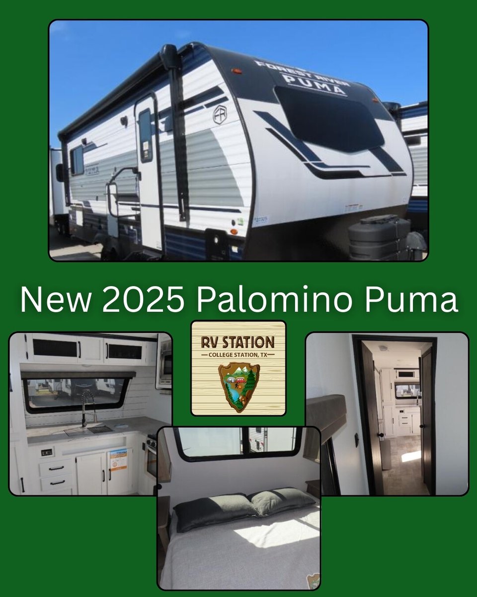 The new 2025 Palomino Puma has arrived at RV Station College Station. It’s built for comfort, space, and your next big adventure! 🚐

Check it out! ➡️ rpb.li/XVfl2N

#RVStationCollegeStation #CollegeStationTX #PalominoPuma