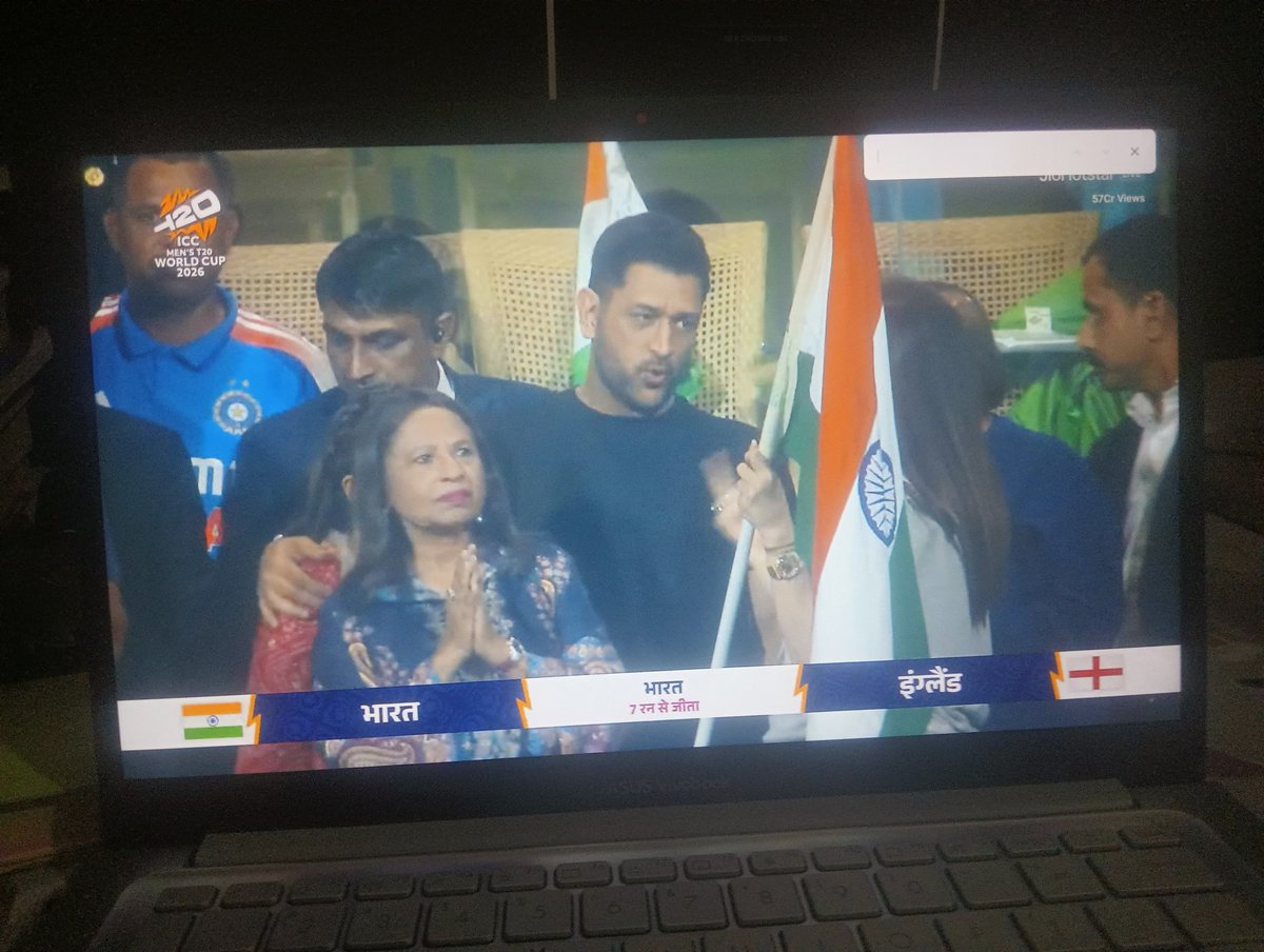 awaazhoon's tweet photo. 7 Run se jeet..

Thala For A Reason.. 😍❤
#INDvENG #T20WC2026 #Thala #CSK #India #MSDhoni https://t.co/65hXViNPri