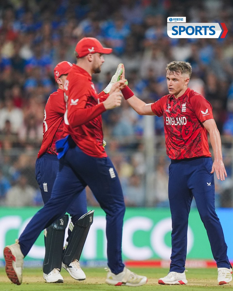 SakalSports's tweet image. भारत विरुद्ध इंग्लंड संघात टी20 वर्ल्ड कप 2026 स्पर्धेचा उपांत्य सामना वानखेडे स्टेडियमवर खेळवला गेला. या सामन्यात भारतीय संघाने दणदणीत विजय मिळवला आहे. 
#IndiaVsEngland #T20WorldCup2026 #TeamIndia #WankhedeStadium #SemifinalWin #IndianCricket