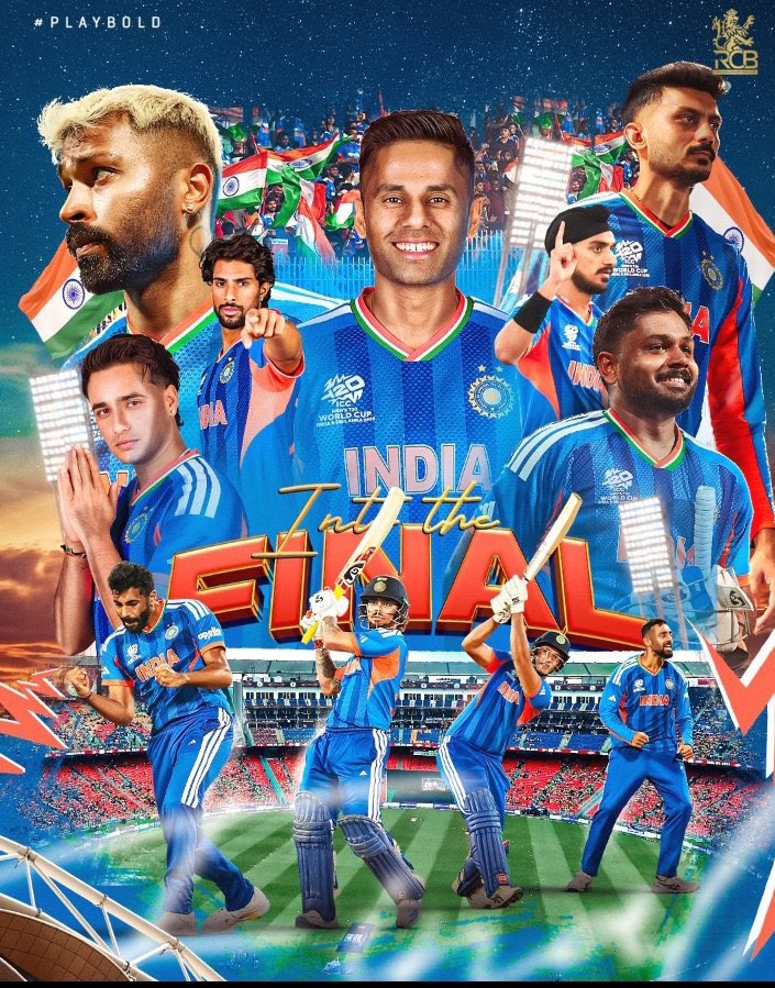 INDIA 🇮🇳 enters the final of #T20WC2026 Consecutive finals for India!