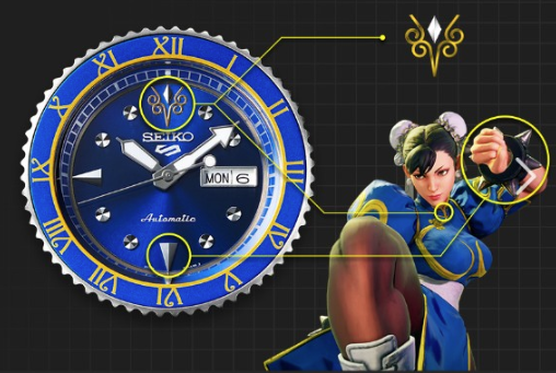 GAMOPAT's tweet photo. [TEST] Montre Seiko 5 - Série limitée Street Fighter V https://t.co/EyEQ0XIvdV #GEEK via @gamopat https://t.co/6H3kYkkSO9