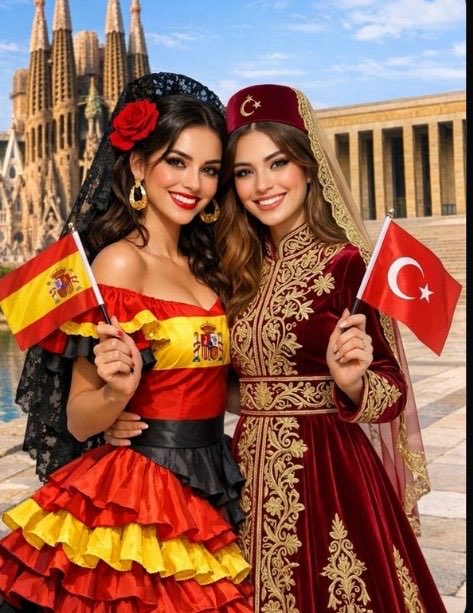 İspanya Türkiye aşkna kapılmamak mümkün değil 😎❤️ #SpainTurkey