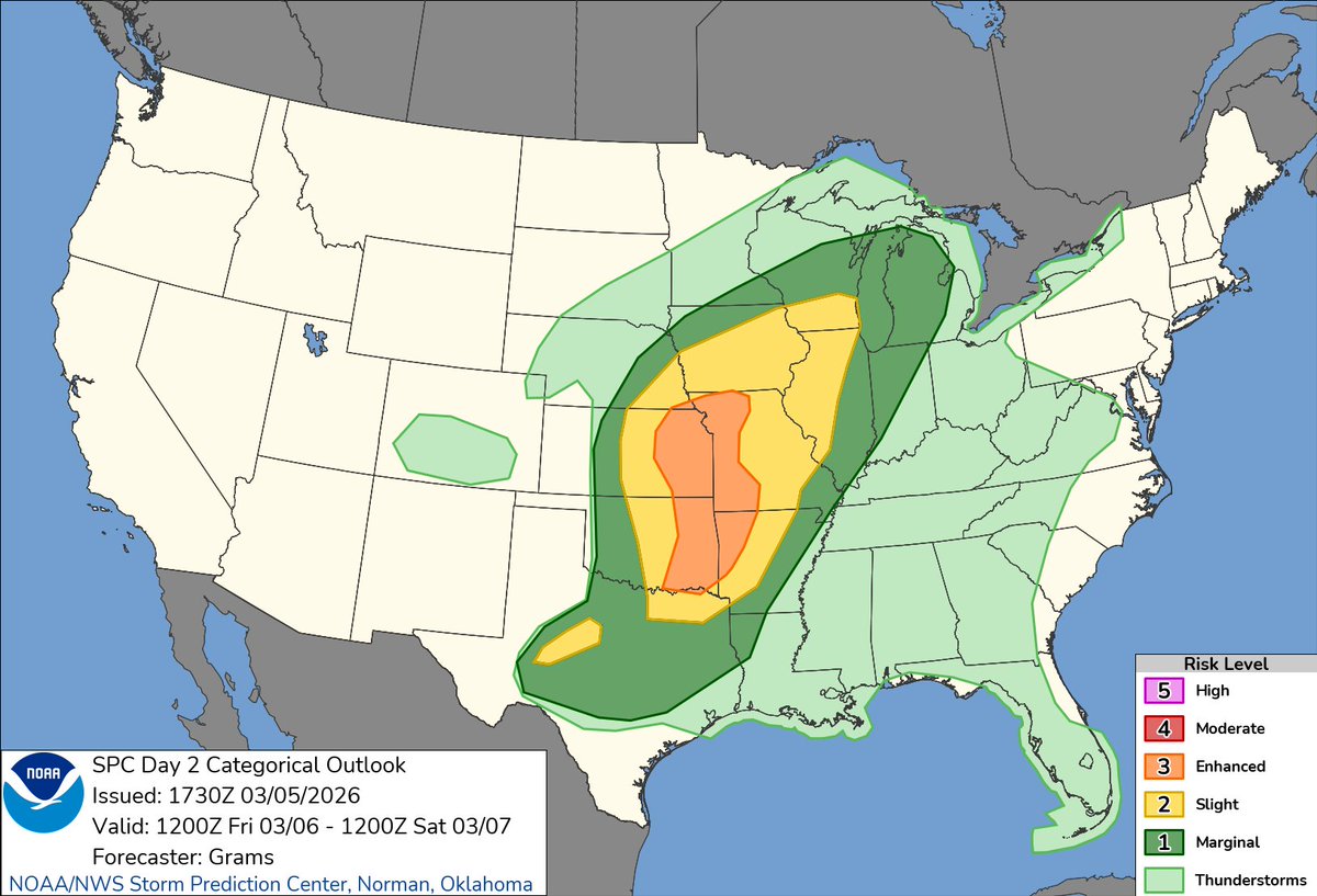 NWS Storm Prediction Center tweet media