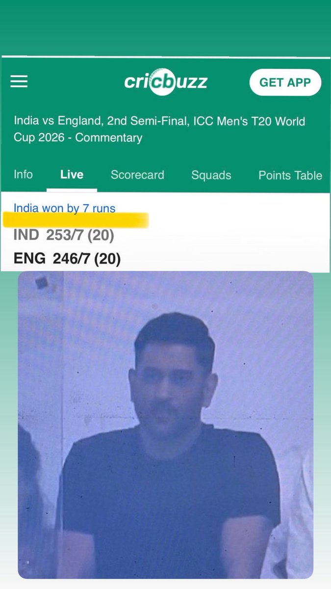 MohitDagar_'s tweet photo. Thala for a reason 😂❤️
#Thala #Dhoni #DhoniRohit #INDvENG #ENGvIND #T20WCSemiFinal https://t.co/YRrVBqjoL0