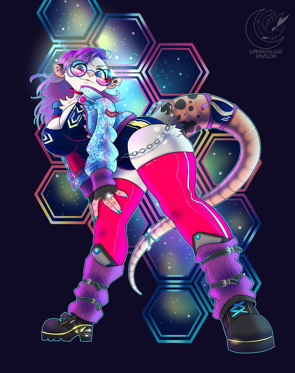 Ok but what about candy-pop-cyberpunk Mochi Possum.