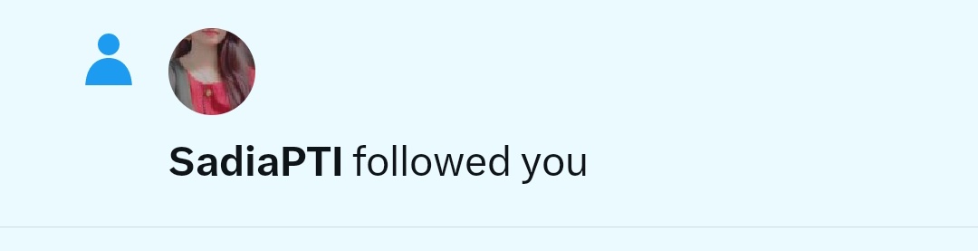 عمران خان سے محبت کرنے والوں میں کوئ رہ تو نہیں گیا جس کو ابھی تک میرا فالو بیک  والا نوٹیفکیشن نہیں ملا ✌️