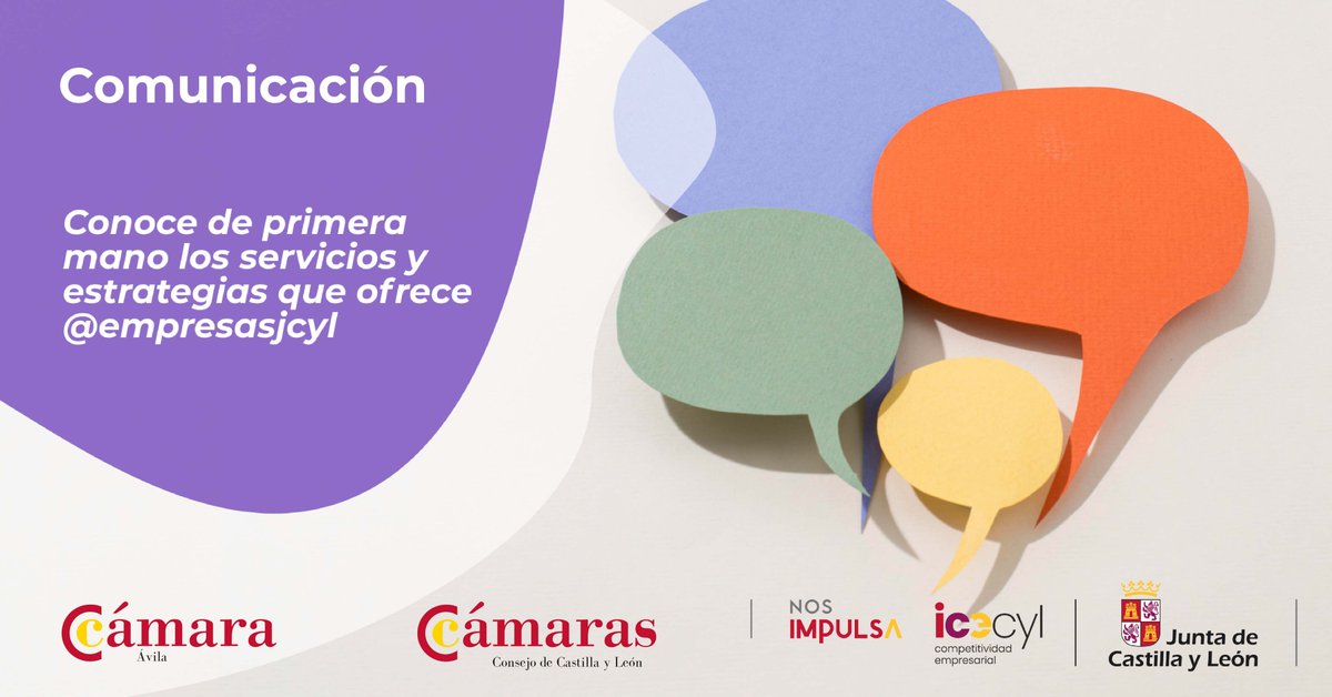CamaraAvila's tweet image. 📢 Queremos que conozcas los apoyos y estrategias que   @empresasjcyl pone al servicio de las empresas de #CyL.
Atento a la información de la jornada que se celebrará en @CamaraAvila 
🎙️ Programa de #comunicación de @camarascyl.
camaradeavila.es/creacion_de_em…