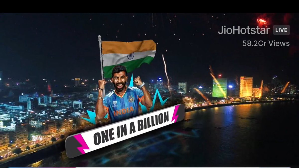 1 Bumrah in 7 billion people in this world.  #T20WC2026 #INDvENG