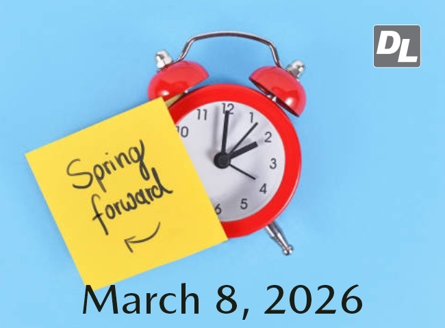 dlmazda's tweet photo. Daylight Saving Time begins tomorrow. Don’t forget to set your clocks forward one hour tonight. https://t.co/P8TLXsScsP