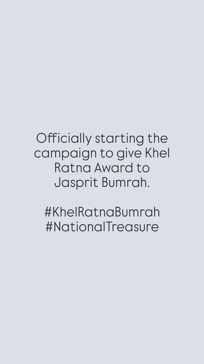 RICKU_REDDEVIL's tweet photo. #khelratnabumrah #nationaltreasure @BCCI @Jaspritbumrah93 @JayShah #IndianCricketTeam #bumrah https://t.co/y48hLEsqsU