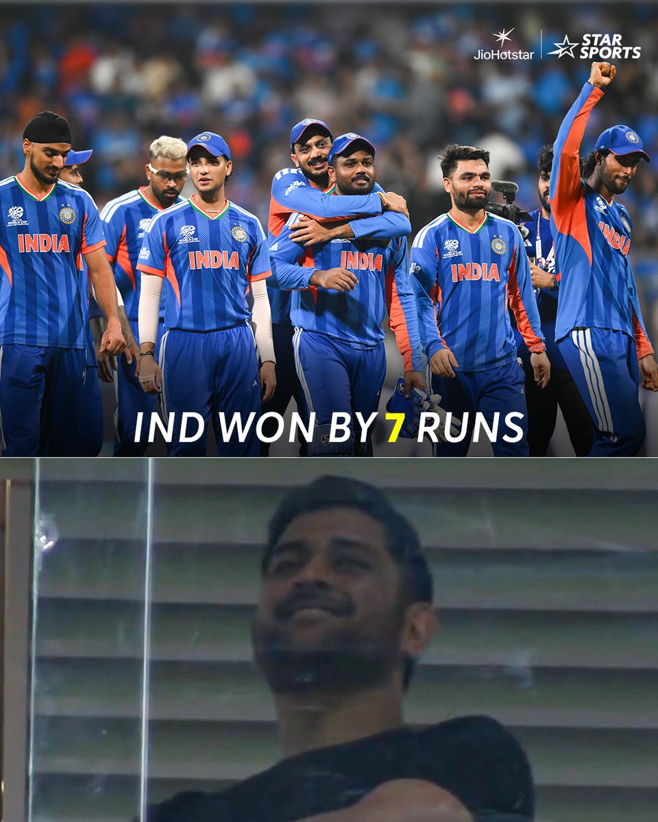 StarSportsTamil's tweet image. Thala for a Reason! 😁💙

📺 காணுங்கள் | ICC Men’s #T20WorldCup | Final | #NZvIND | Sunday, 5:30 PM | JioHotstar &amp;amp; Star Sports 1 தமிழில்

#StarSportsTamil #TeamIndia