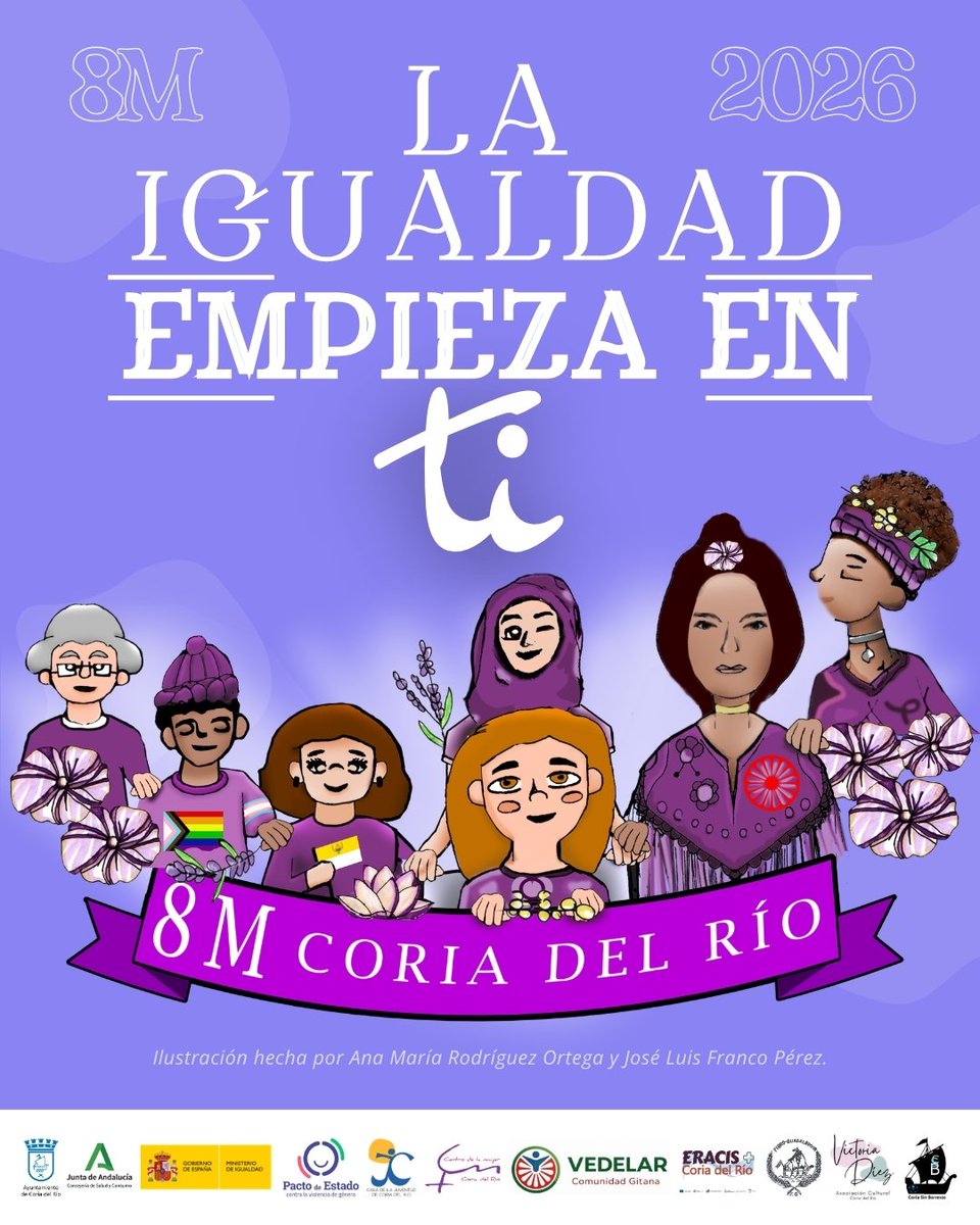 Agenda llena de actividades para conmemorar el Día Internacional de la Mujer en Coria del Río.
#NoticiasOCR <a href="/aytocoriadelrio/">ayto coria del río</a> 
ondacorazon.es/agenda-llena-d…