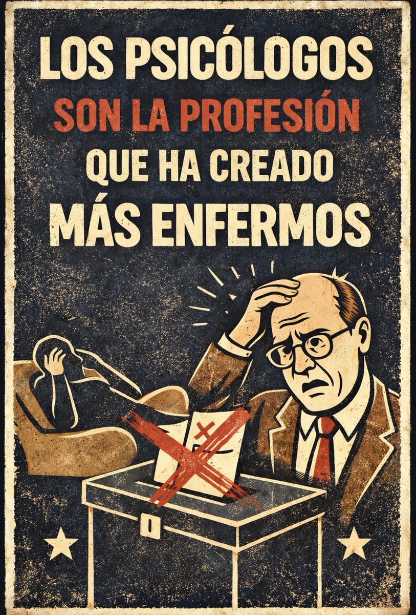 Si hay una profesión que debería ser revisada es la psicología. Cada día  hay más psicólogos y más gente enferma. Algo no cuadra.