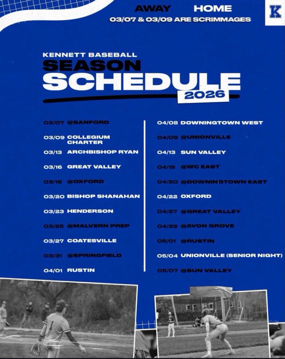 Conorlarkin08's tweet photo. This is my schedule for 2026 high school season. https://t.co/wgHqWawglU