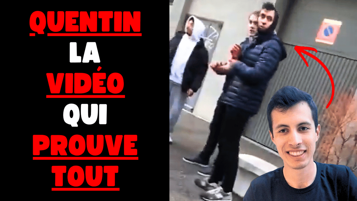 LES DERNIERES IMAGES DE QUENTIN DERANQUE AVANT SON DECES 

youtu.be/u45Du8kSzPk?si… 

Les antifas essaient encore de salir Quentin, pourtant cette vidéo montre bien qu'il est la vitime et non l'agresseur.