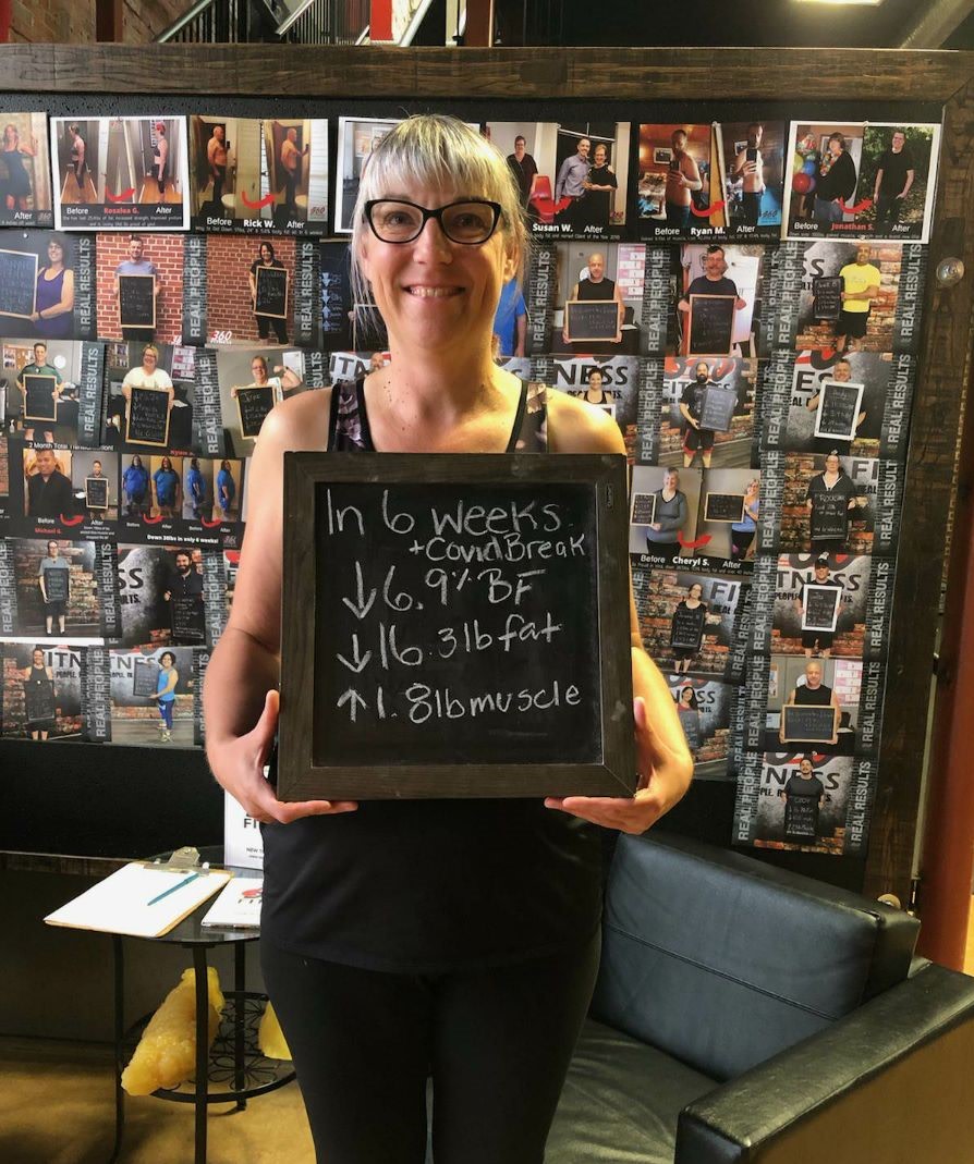 💥 Jacki Lost 16lbs and 7% Body Fat in 6 Weeks 💥

Jacki, so incredibly happy for you and stoked to see your results!