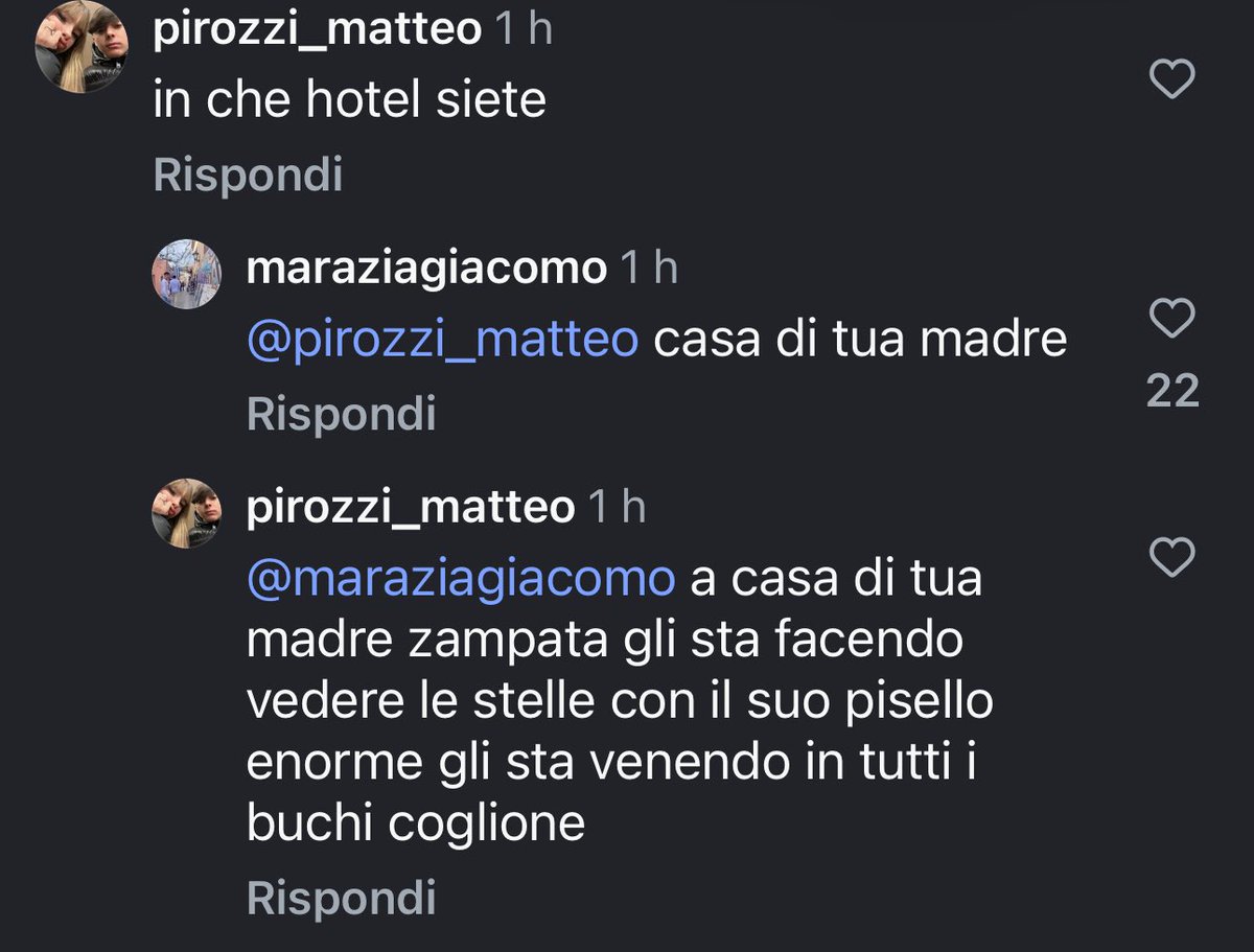 OdioJuric's tweet photo. conversazione assurda sotto l’ultimo post del @TorinoFC_1906 e @sscnapoli https://t.co/tn3SsiW1k3