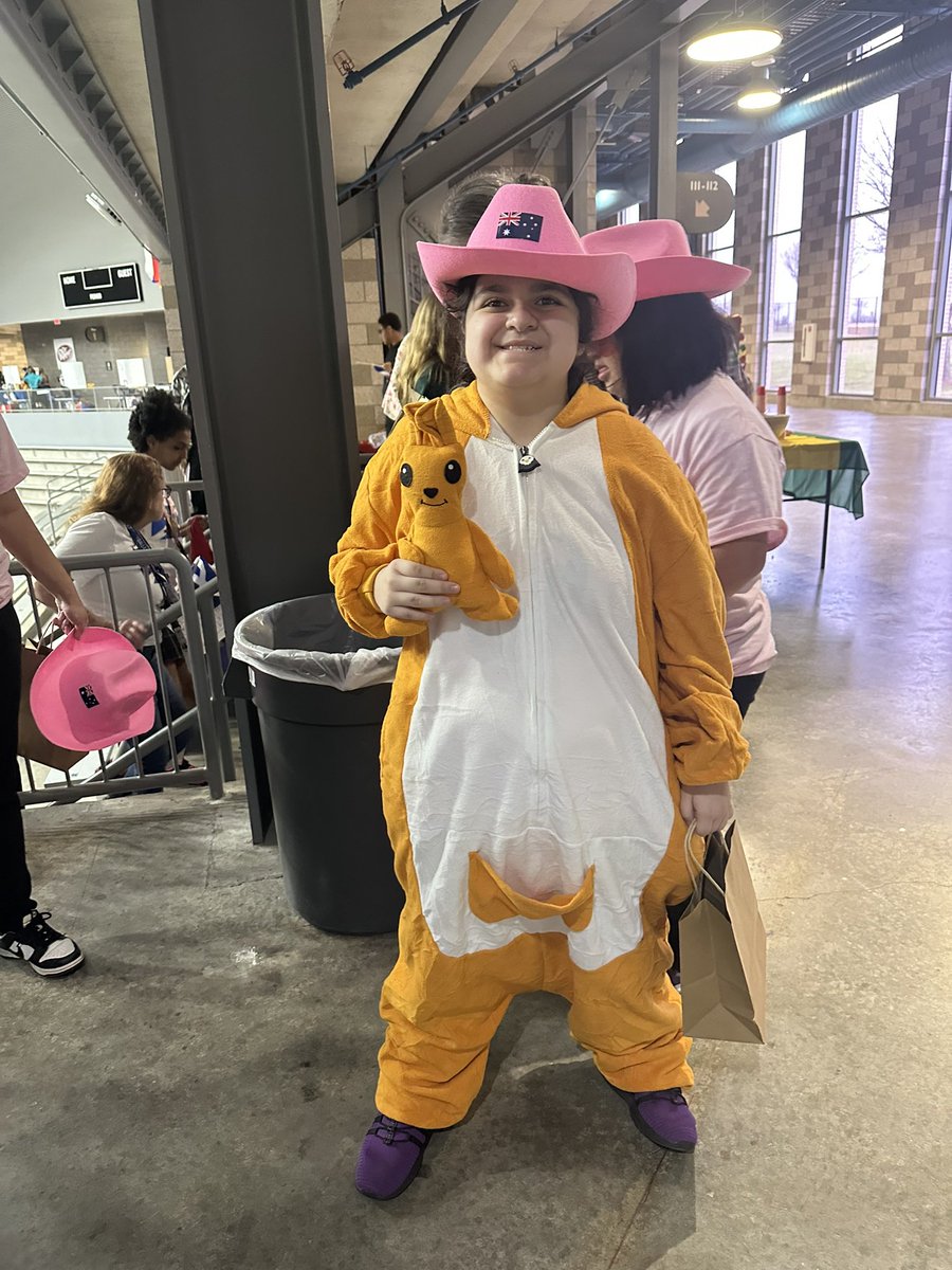 JulieFore21's tweet photo. Shoutout to Mr. Fore’s FLS classes from YWSA! They are representing “Australia” today at the Dallas ISD Model UN! 🇦🇺🦘 
@jgfore @YWSALadyJags https://t.co/rDzOfRw9m5