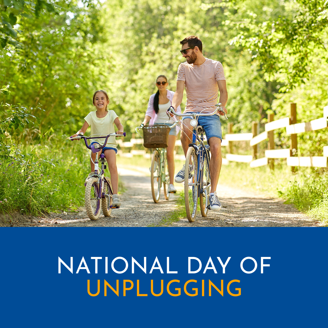 DiscountPowerTX's tweet photo. On this National Day of Unplugging, take a break from screens to enjoy some tech-free time. Your mind (and your electricity meter) will thank you! https://t.co/qzuuachl4h