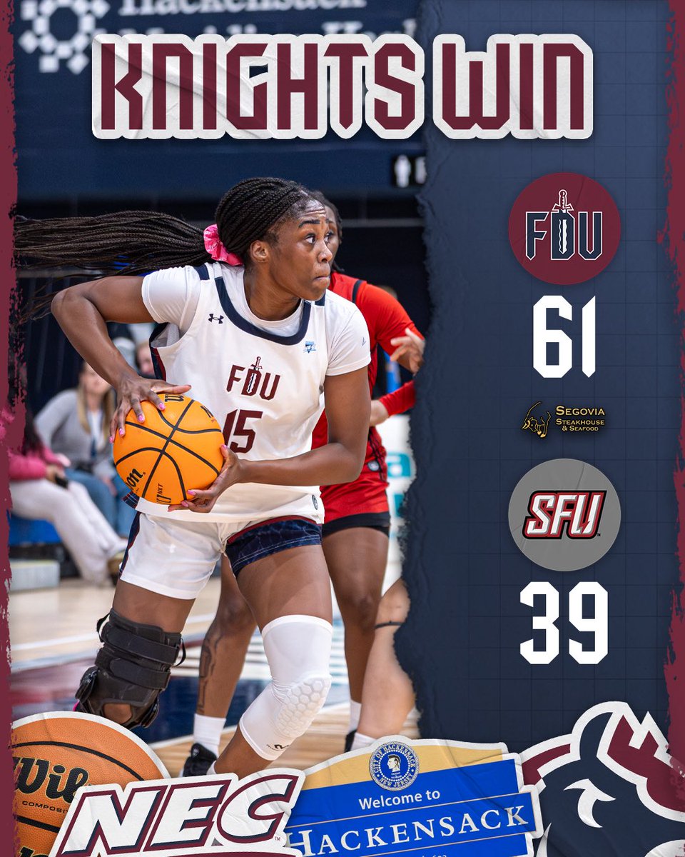 FDUKnightsWBB's tweet image. that’s a wrap on the regular season. 👏

#uKNIGHTED | #NECWBB