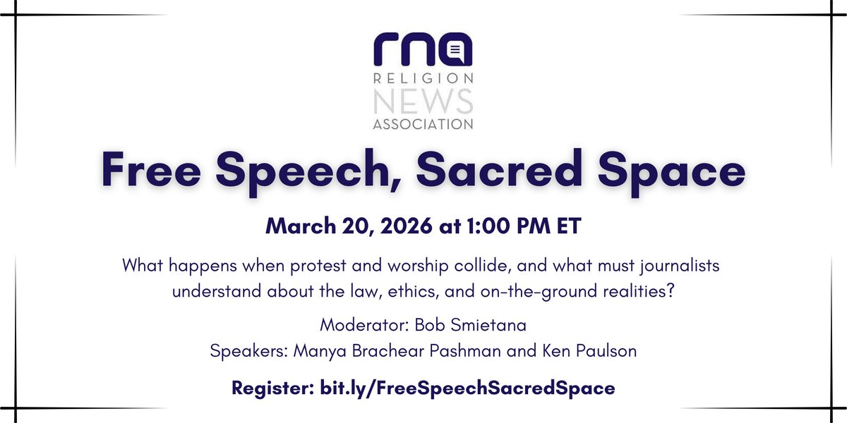 Religion News Association tweet media