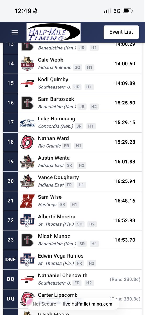 Hastings College T&F / XC tweet media