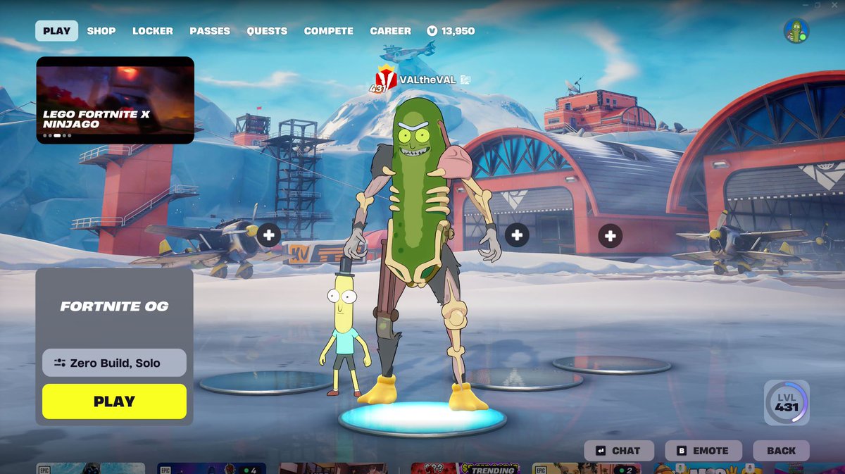 LIVE on twitch : twitch.tv/valtheval

Showcasing the new Rick and Morty cosmetics 😀