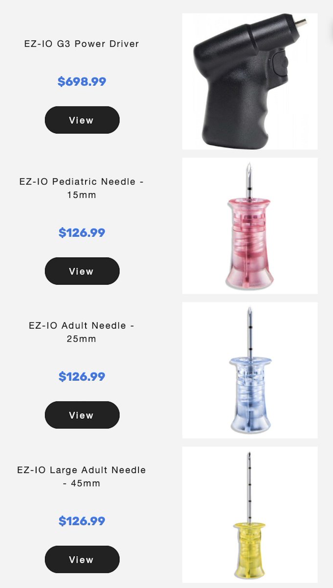 LiveActionSAFE's tweet photo. Rare Intraosseous SALE! SAM IO Needles, EZ-IO Needles and accessories https://t.co/E93sbkko17 https://t.co/IbHd6JM1TG