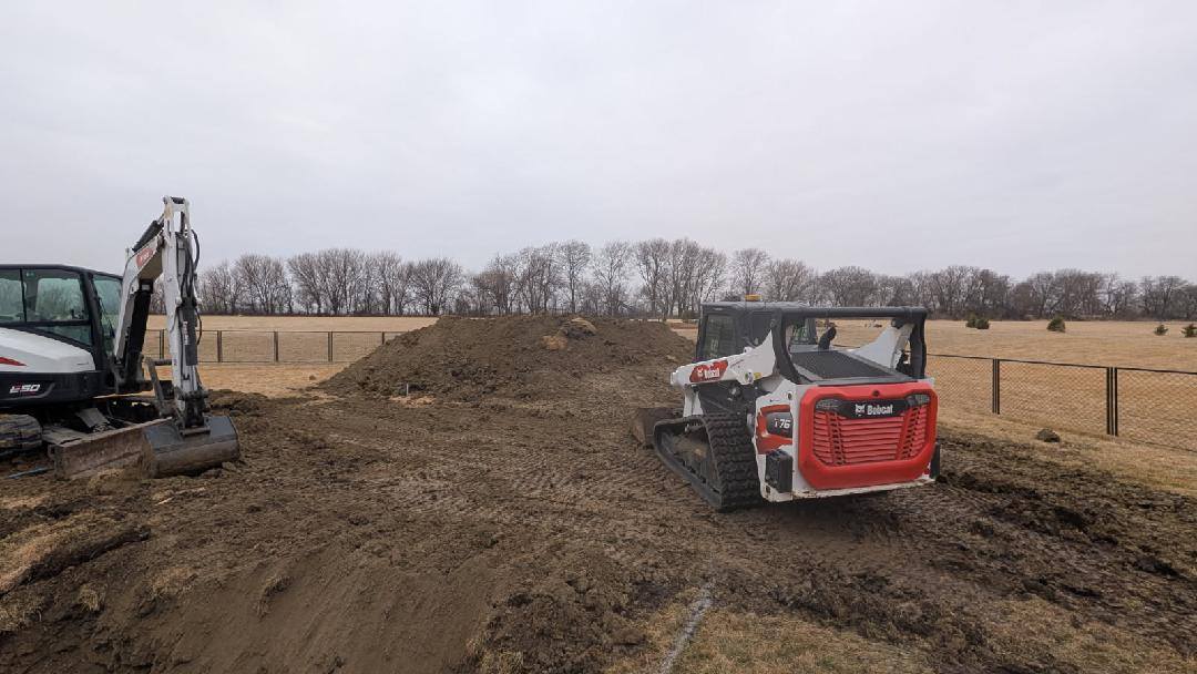 julzabovebeyond's tweet photo. Check out the start of our awesome free-form Oasis pool! It's got a cool grotto and a custom slide. If you're thinking about a pool this year, give us a shout. https://t.co/p3QiZXsrzr