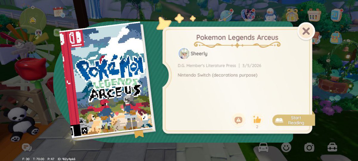awyenina's tweet photo. Kemaren liat ada yang buat cover nintendo tp dia asia server 😭😭 jd aku bikin aja sendiri WKWKKW kalau kalian mau pokemon legends arceus nya ada di toko buku 😋😋 (encok njir 4 jam)
#heartopia
#coverbook https://t.co/Tobboy2Kfz