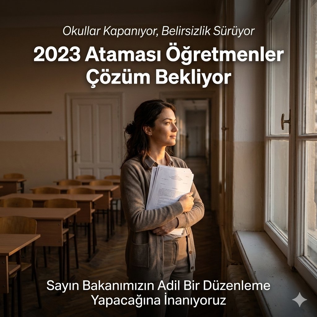 Okulların kapanmasına sayılı günler kala 2023 ataması öğretmenlerin aile birliği sürecine ilişkin belirsizlik sürüyor
Sn. <a href="/Yusuf__Tekin/">Yusuf Tekin</a> Bakanımızın bugüne kadar eğitime ve öğretmene gösterdiği hassasiyetle bu konuda da adil ve kapsayıcı bir çözüm ortaya koyacağına inanıyoruz.